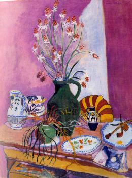 Henri Emile Benoit Matisse : still life with asphodels